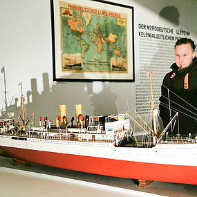 Schiffsmodell der Prinz Waldemar