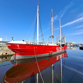 Die Elbe 3 im Museumshafen Die Elbe 3 im Museumshafen